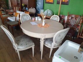 Predám krásny rustikálny stôl + 4 stoličky - 2