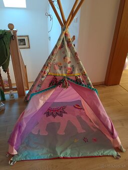 Znackovy stan Vigvam Teepee v boho štýle pre dievca - 2