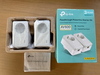Internet cez elektrickú zásuvku TP-LINK TL-PA4010P Starter K - 2