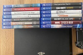 PlayStation 4 Pro 1TB + 2 originálne ovládače + 14 hier - 2