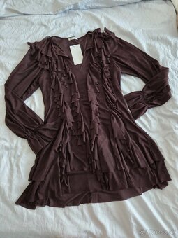 Zara nove hnede saty vel.M - 2