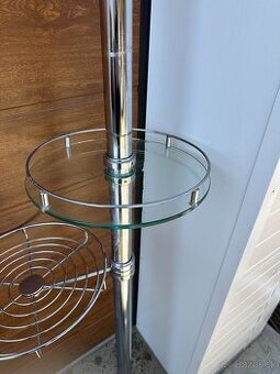 Kuchynská barová tyč s košíkmi a držiakom na poháre - 2