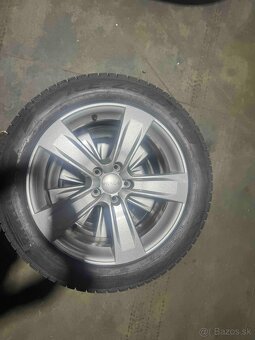 hliníkové disky Audi 5x112 R18, zimné pneu - 2
