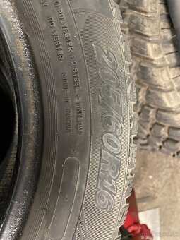 Predám zimne gumy 205/60r16 - 2