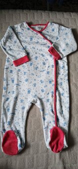 Teplé pyžamká v. 86 - 3ks - 2