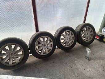 Alu disky original 16 s letnými pneu na Renault Scenic 2004 - 2