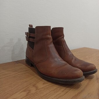 Kožené kotníkové čižmy - 2