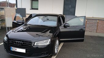 Audi A8 nočné videnie, 1 majiteľ, čierno čierne - 2