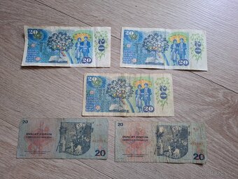 Staré bankovky 20kčs - 2