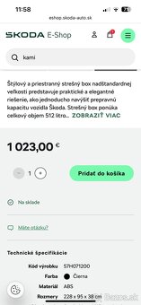 Strešný box + nosiče SUPERB 3 - 2