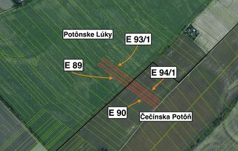 Benkova Potôň,Čečínska Potôň,Potôňske Lúky - Podiely na pôde - 2