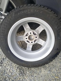 14" alu 4 x 100 + 175/65 R 14 celoročné rok 2024. - 2