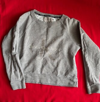 Calvin Klein - sivá mikina - 2