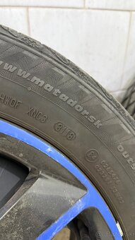 Plechové disky r16 205/55 5x100 zimné pneu - 2