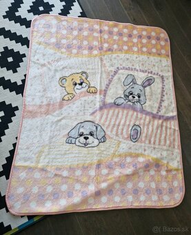 Kvalitna tepla hruba odlahcena spanielska deka 110x135cm - 2