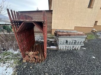 Prenájom rámového lešenia, 1m šírka - 2