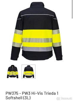 Reflexná softshell bunda - 2