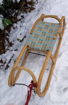 drevené sánky - 2
