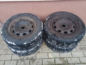 Predám pneumatiky 195/65-R15 na diskoch 6Jx15 H2 ET38 - 2