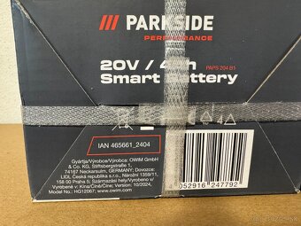 PARKSIDE Smart akumulátor 20V / 4Ah PAPS 204 B1 - 2