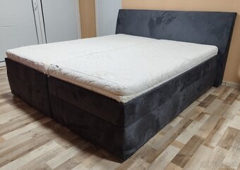 manzelska postel Fines, s matracmi, 180x200x60 cm - 2