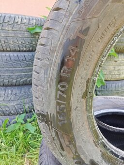 Predám letné pneumatiky Barum Bravuris 5 165/70R14 - 2