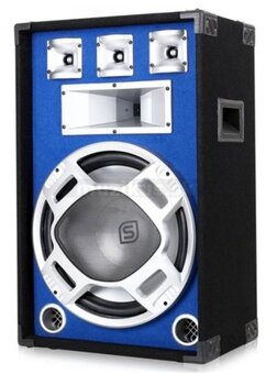 2 x skytec Disco PA 15" 800W LED, zosik Skytec SPL 1000 - 2