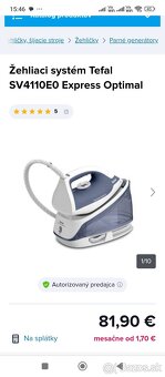 Nová Tefal žehlička - 2