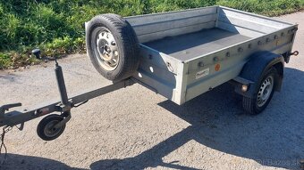Prívesný vozík Pongratz LPA 230/12 U s plachtou - 2