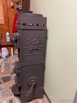 Nórska liatinova piecka - 2