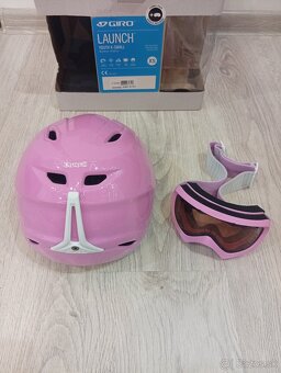 Predám lyžiarsku prilbu+okuliare značky GIRO - 2