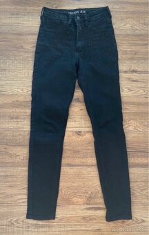 Dámske čierne džinsy - 2