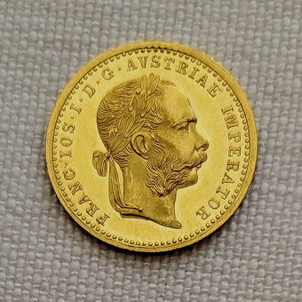 Zlatý dukát Franz Jozef I., 1906, NGC MS64 - 2