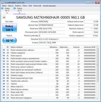 Predám 1TB server SSD Samsung SM883 - 2