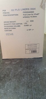 Bazénová fólia 4,6/1,1 m - 2