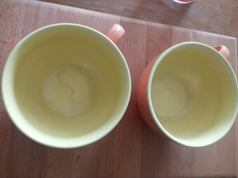 Šálky, porcelán, sklo. Retro, na chalupu. - 2