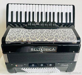 Predám NOVÝ akordeón Beltunica Sonata 96 basový - 2