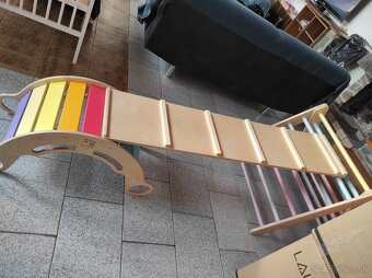 Piklerovej triangel, doska a hojdačka 5v1 Elis design - 2