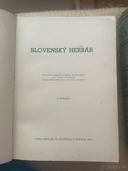 Slovenský herbár I a II.zväzok - 2