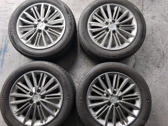 Alu disky 5x114,3 r17 na Hyundai Kona letné pneu 215/55 r17 - 2