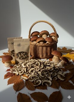 Sušené hríby ( dubáky, modráky, suchohríby ) - 2