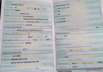 Mazda CX-3 2.0 2016 PREDáM DVERE, MOTOR PE-VPS, PREVODOVKA - 2