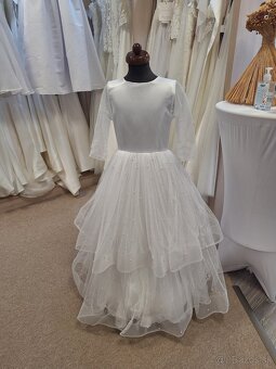 Šaty na prijímanie perličové cca 140 - 2