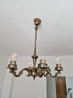 Mosadzný luster - 2