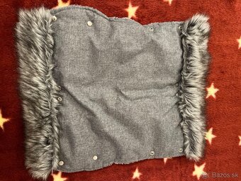 Rukávnik na kočík, sivý - 2