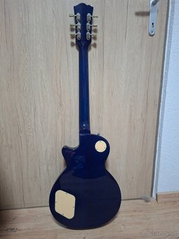 Elektrická gitara SX EC3H Translucent Blue - 2