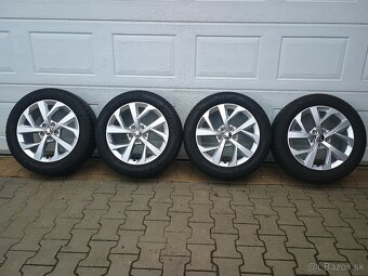 Orig. sada Audi, VW, Škoda, Seat 5x112 R17 + pneu 215/55 R17 - 2
