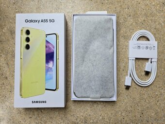 Samsung Galaxy A55 5G 8GB/128GB,zlty,ako novy,zaruka - 2