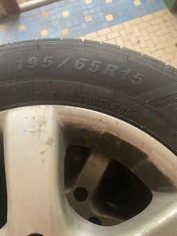 Predám disky aj pneu 6.5x15H2/5x100 - 2