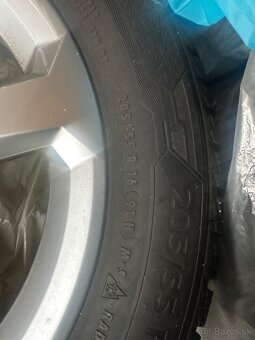 Zimná sada audi 5x112 r16 205/55 r16 7mm - 2